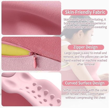 Memory Foam Cervical Support Pillow – Ergonomic Side & Back Sleeper Pillow with Breathable Cover | Multi-Functional Neck & Lumbar Support