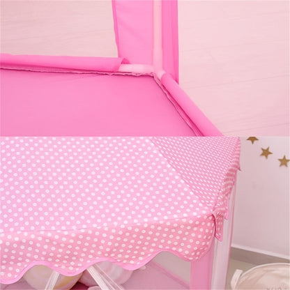 Pink Princess Hexagon Play Tent for Girls Indoor Dream Castle with Gauze with the Listed Color, Size or Set Options for Everyday Use