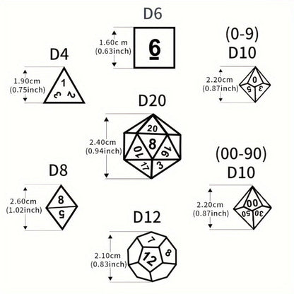 DND Polyhedral Dice Set 141pcs – 20 Complete 7-Die Sets for D&D RPG Tabletop Games, Includes Velvet Bag, Acrylic Multi-Color Dice