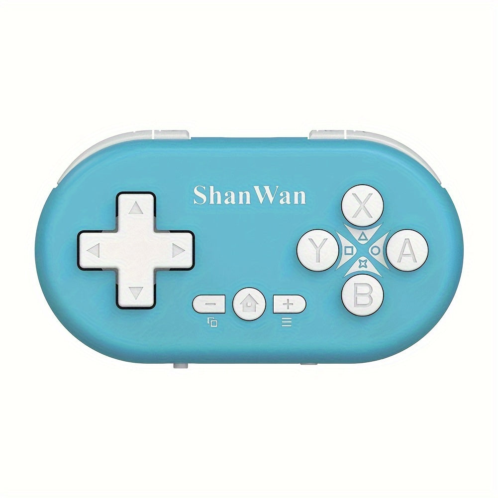 Mini Bluetooth Keychain Gaming Controller in Four Colors with 180mAh Battery and Pocket-Size Oval Body