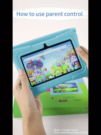 Kids Tablet 7 Inch with 2GB RAM, 16GB or 32GB Built-In Storage, 1TB Expansion Support and Silicone Case