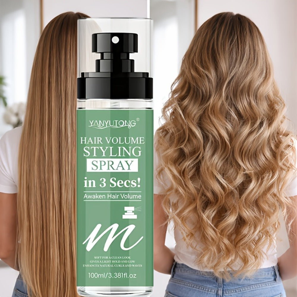 Hair Volumizing Spray 100ml Oil-Free Texturizing Instant Lift & Hold, Non-Irritating Styling Spray for Fine Flat Hair