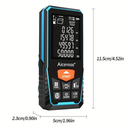Laser Distance Meter Green Beam Digital Rangefinder 50M 70M 100M 120M Laser Tape Measure for Entryways, Bedrooms and Living Spaces