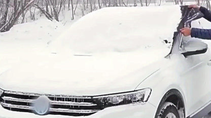 Car Windshield Snow Cover & Frost Shield 102" x 45" – Magnetic Windshield Cover with Side Window Protection for All Seasons