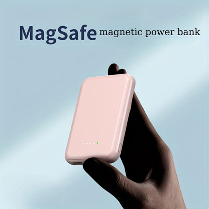 Power Bank Magnetic 5000mAh or 10000mAh with 5W Wireless Charging, LED Display and Dual Inputs