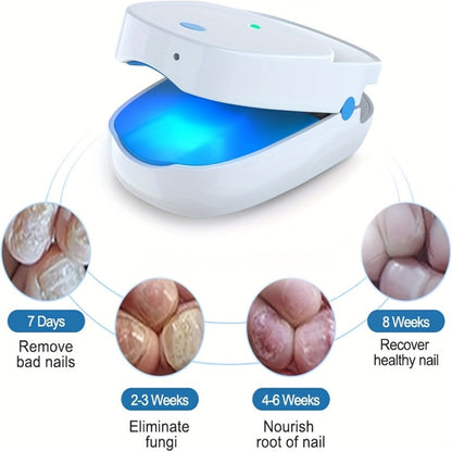 KTS Nail Fungus Laser Device FDA Cleared, Extra Strength 407nm Blue Light & 905nm Dual-Light Treatment for Toenail & Fingernail Fungus
