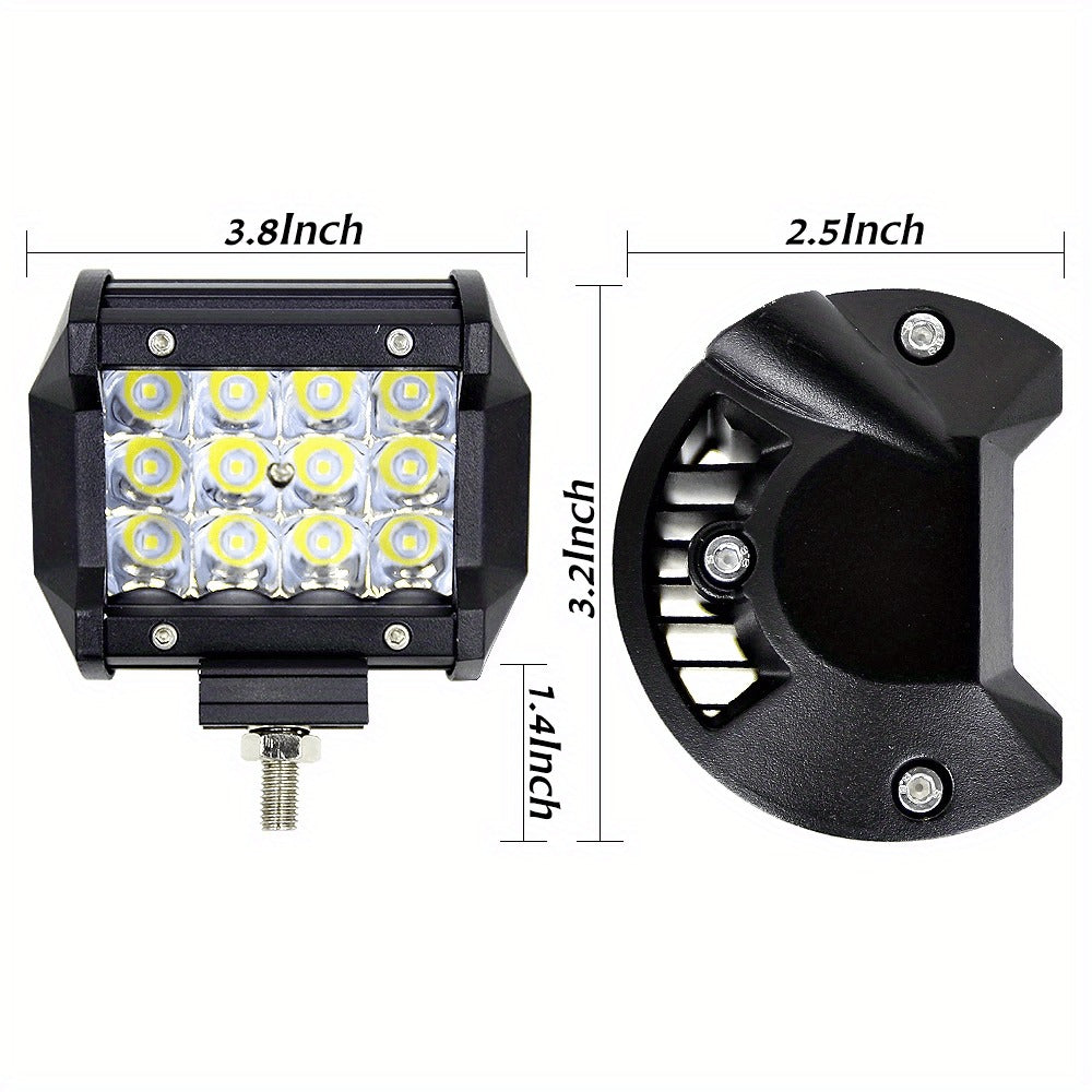 LED Work Light Bar Kit for Off-Road Truck Jeep SUV ATV UTV Tractor, 12-24V 2000-3000LM Combo 22in 10in + 4in Spot Flood Lights