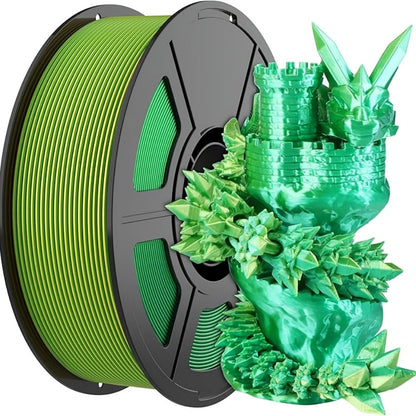 Ender 3 5 Neo PLA Filament 1.75mm 1kg 2.2LB High Gloss Low Warping – Black White Dual Tri Rainbow Multicolor Shiny Finish Smooth Extrusion