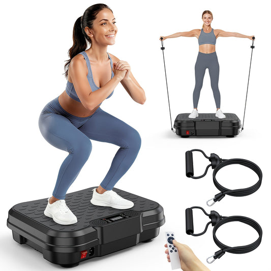 Vibration Platform Machine 2025 Upgraded – 450 LB Capacity Whole Body Vibration Trainer for Lymphatic Drainage, Blood Circulation