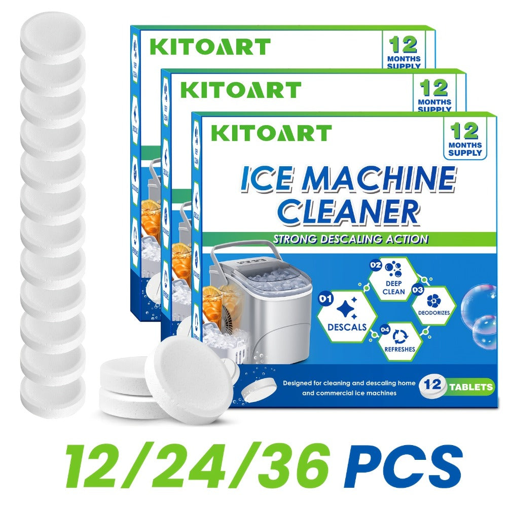Ice Maker Cleaning Tablets Descaler 12/24/36 Pack for Entryways, Bedrooms and Living Spaces