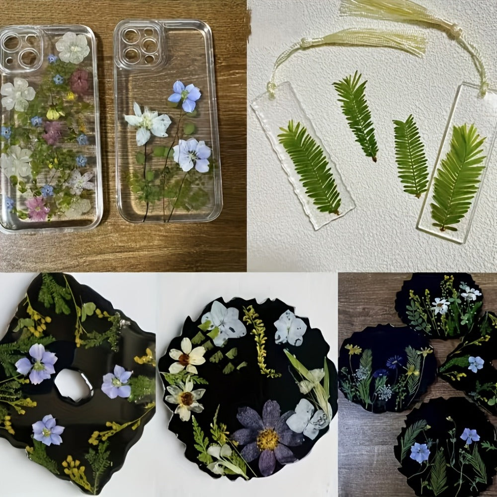 Dried Flower Material Pack 120pcs for Entryways, Bedrooms and Living Spaces, with the Listed Configuration