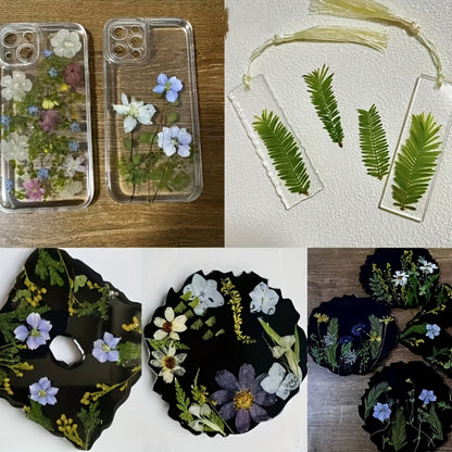 Dried Flower Material Pack 120pcs for Entryways, Bedrooms and Living Spaces, with the Listed Configuration