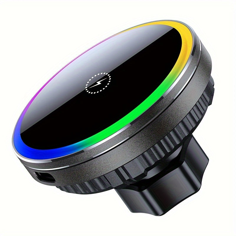 MagSafe Car Wireless Charger for iPhone 12-16 – Magnetic Air Vent Mount with Dual Cooling Fans, Qi1 Fast Charging
