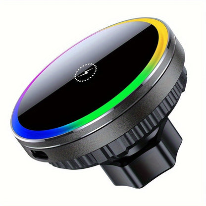 MagSafe Car Wireless Charger for iPhone 12-16 – Magnetic Air Vent Mount with Dual Cooling Fans, Qi1 Fast Charging