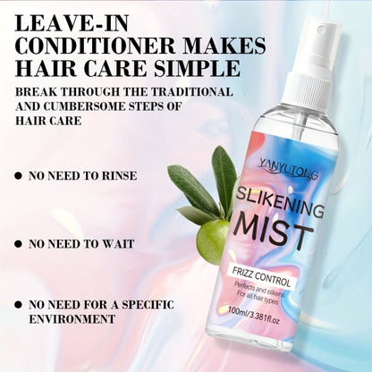 Perfumed Hair Mist Smoothing Spray 100ml – Heat Protection, Anti-Frizz, Moisturizing & Detangling Leave-In Formula | Long-Lasting Fragrance
