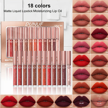 Twelve-Piece Boxed Lip Color Collection in Coordinated Set 02, Set 03 or Set 04 Shade Assortments