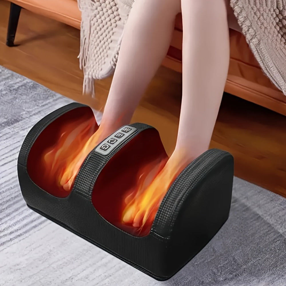 Foot Massager with Heat Compression Air Pressure for Athletes Blood Circulation Muscle Relaxation Electric Foot Massage Machine Father's Day
