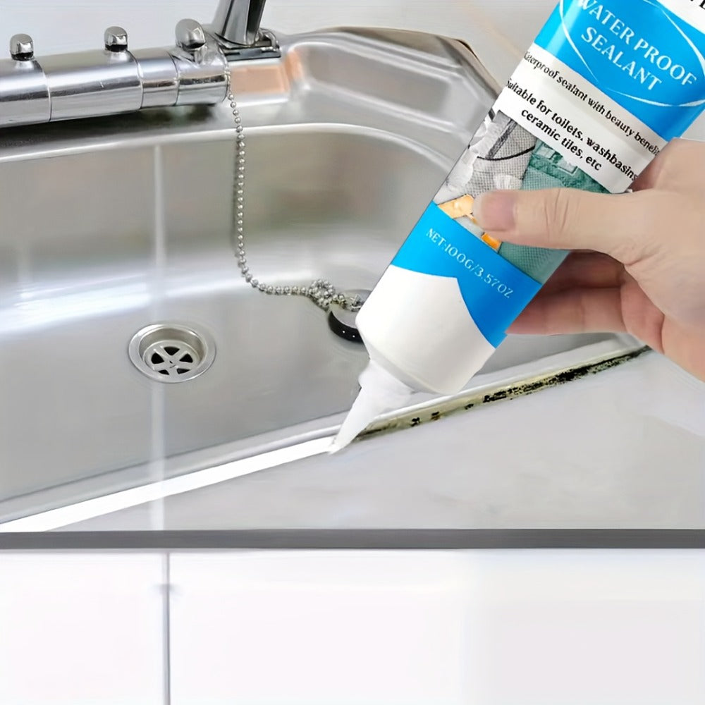 Tile Grout Sealant 100g Gap Filler for Kitchen Bathroom Sink Floor Odor Free Easy Handling for Home Cooking, Dining and Outdoor Meals