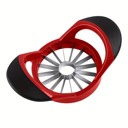 Apple Cutter Slicer 12-Blade Large Ultra-Sharp Stainless Steel, One-Press Core Remover Divides into 12 Pieces