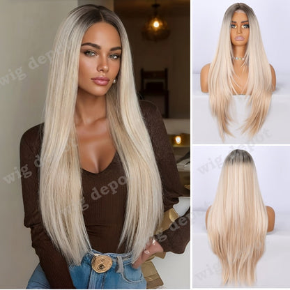 Synthetic Wig 4x1 U-Part Lace Front Bob, 14-Inch Middle Part with Six Color Choices for Cosplay