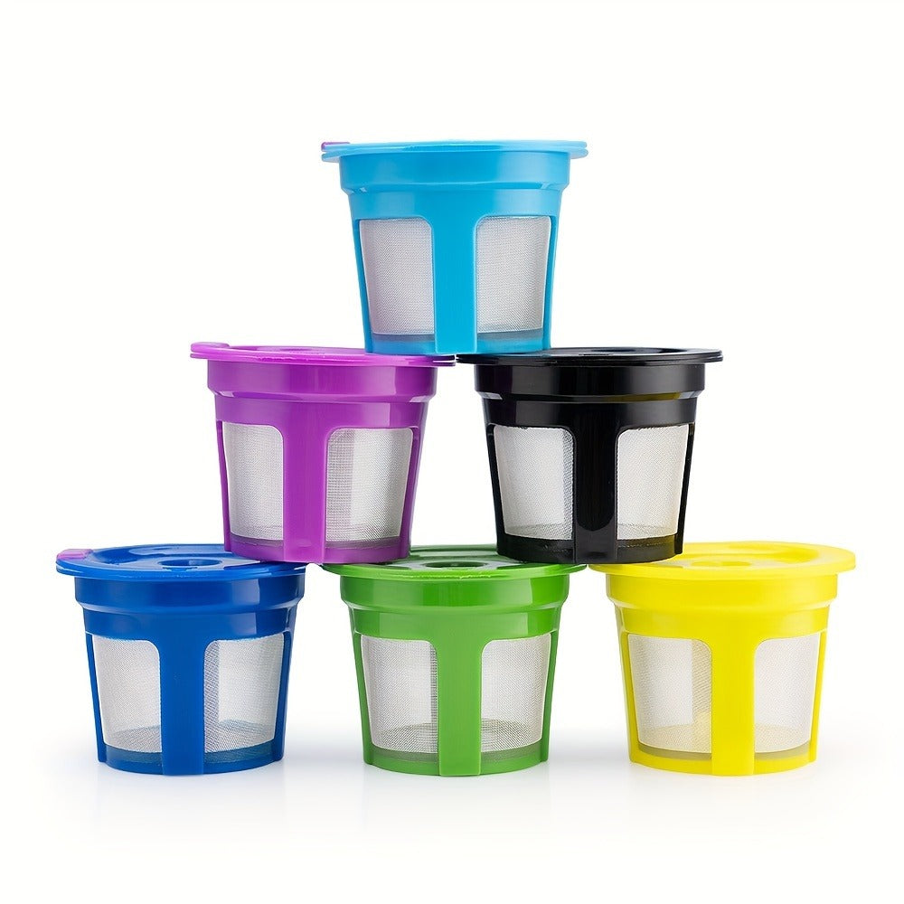 Reusable K-Cup Coffee Pods for Keurig 1.0 & 2.0, Refillable K-Cup Filters Universal Fit, Eco-Friendly Reusable Coffee Pod Filters