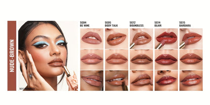 Oulac Nude Satin Lipstick Set 12g Each – Lightweight Moisturizing Full Coverage Cream-to-Satin Formula, Skin-Flattering Nude Lip Color