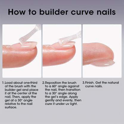 Clear Builder Gel HEMA-Free 5-in-1 2pcs 1.35oz – Nail Extension Strengthener Apex Construction Art Sealing & Repair | Soak-Off UV LED 28+