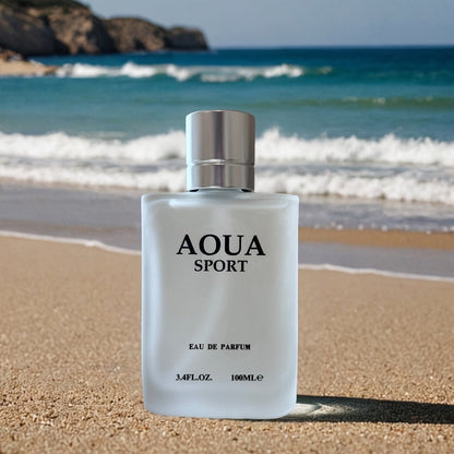 Men's Perfume AOUA Eau de Parfum Set of Three 3.4 oz Sprays with Jasmine, Lime and Neroli Notes