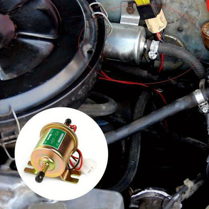 Universal Electric Fuel Pump Kit for 12V Cars Trucks Boats Carburetor Lawn Mower HEP-02A