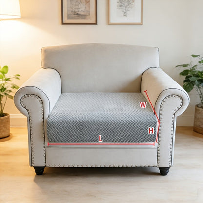 Sofa Cover Sectional Panel Options for Single to 4 Seats, Chaise, Armrest Pair or Backrest in Five Colors