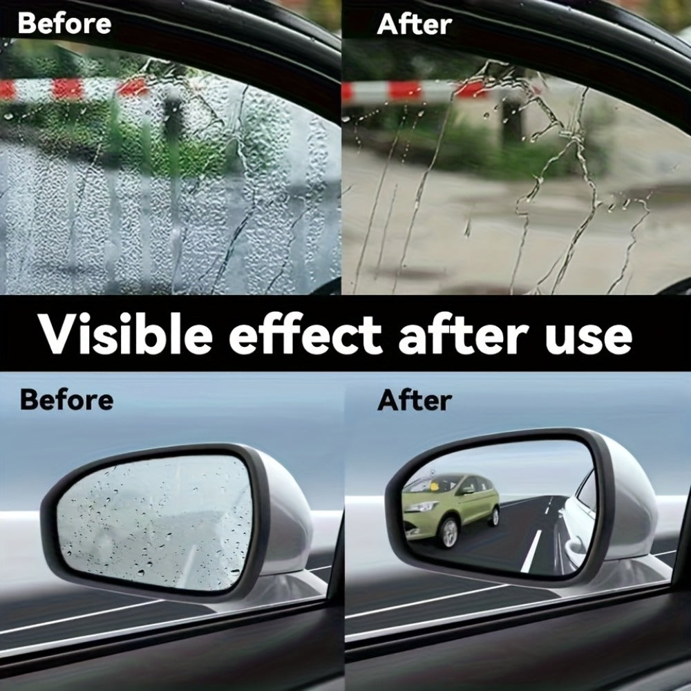 Windshield Washer Fluid Glass Coating Agent 50ml | Deep Cleaning Anti-Fog Hydrophobic Water Repellent Rain Repellent Water Stain Remover