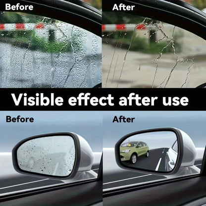 Windshield Washer Fluid Glass Coating Agent 50ml | Deep Cleaning Anti-Fog Hydrophobic Water Repellent Rain Repellent Water Stain Remover