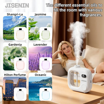 Essential Oil Diffuser Waterless Hanging Diffuser 5 Spray Modes 500mAh Rechargeable for Home Cooking, Dining and Outdoor Meals