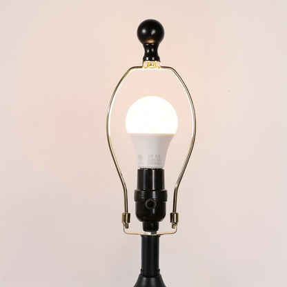 Farmhouse Table Lamps Set of 2 with 4 LED Bulbs for Entryways, Bedrooms and Living Spaces, with Listed Configuration