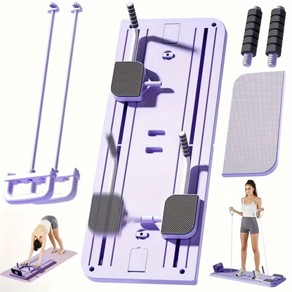 Ab Workout Board 8-in-1 Multifunctional Pilates Board Set – Core Exerciser for Waist & Abdomen Strength Training