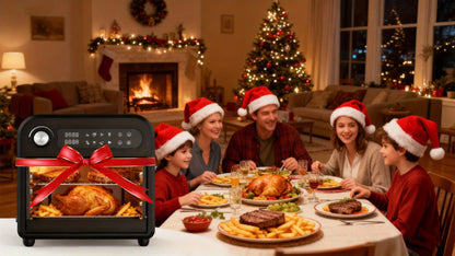 Air Fryer Toaster Oven Combo 15QT Extra Large, 360° Convection, LED Digital Display, Precise Temperature Control
