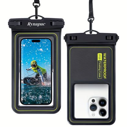 Buoyant Phone Dry Bag 2 Pack for iPhone 16 15 14 13 12 11 Pro Max Samsung Galaxy for Camping, Travel and Outdoor Use
