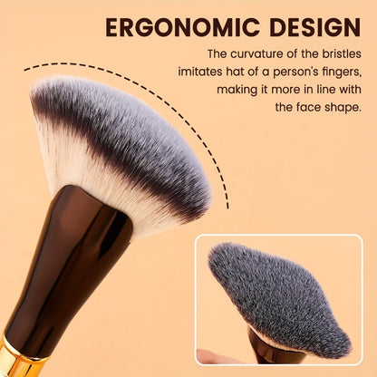 Makeup Brush Set, 8-Piece Double-Ended Collection with 16 Brush Heads, Aluminum Alloy Handles and Storage Box