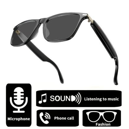 Anti-Blue Light Smart Audio Glasses Bluetooth 5.3 HiFi Open-Ear Wireless Calls Music Anti-UV Lens for an Everyday Personal Care Routine