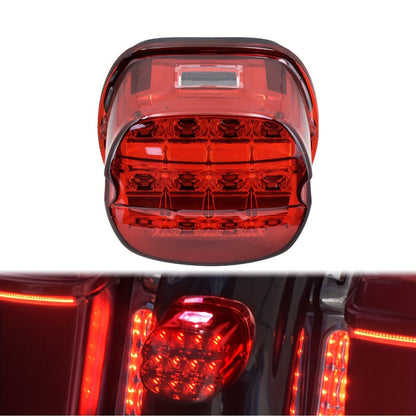 Harley Davidson LED License Plate Light with Turn Signal for Sportster Dyna Touring Road King Electra Glide – Brake Running Lamp