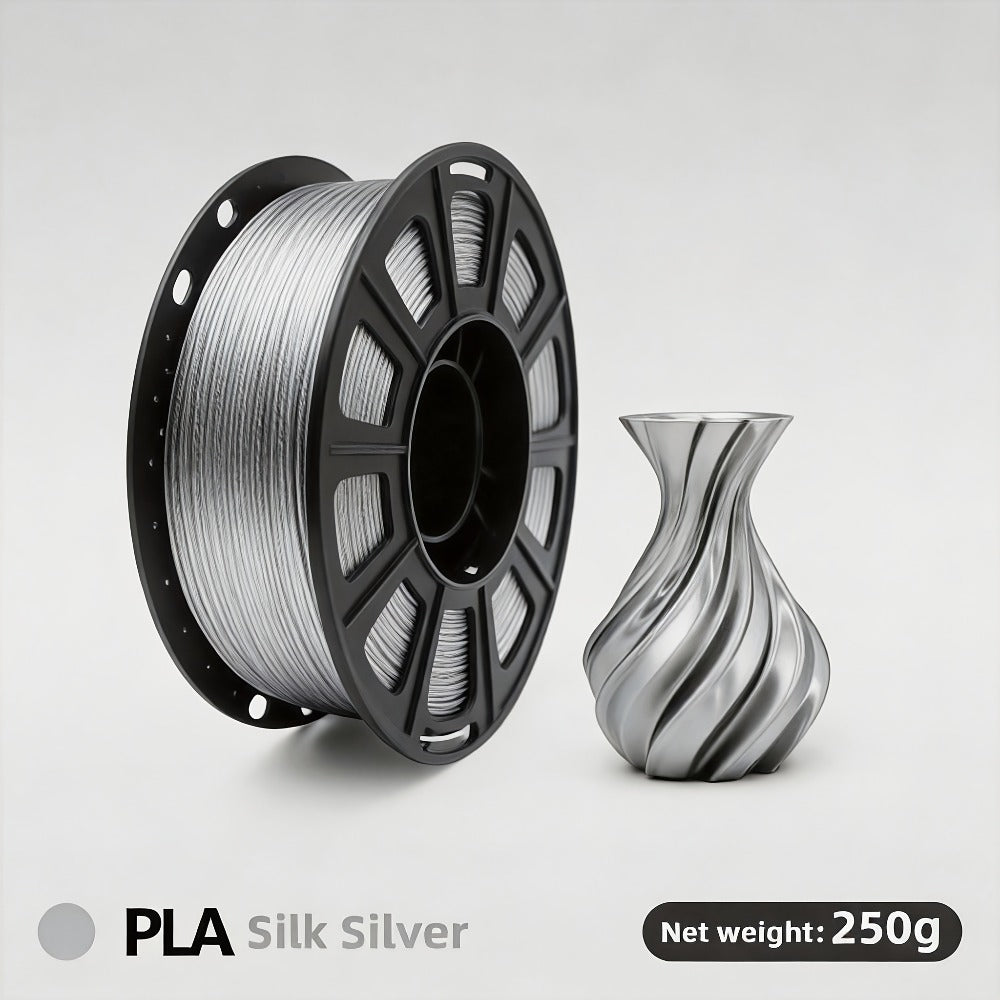 Gradient Rainbow PLA Filament 1.75mm 32 Colors, Shiny Multicolor Fast Color-Changing 250g Spool for FDM 3D Printers