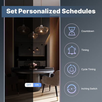 No Neutral Wire Smart Touch Wall Switch MOES WiFi 1/2/3 Gang Single Fire, Works with Alexa & Google Home