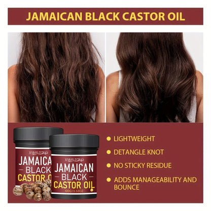Jamaican Black Castor Oil Hair Milk for Women & Men - Revitalizing Formula, Natural Volume & Smoothness