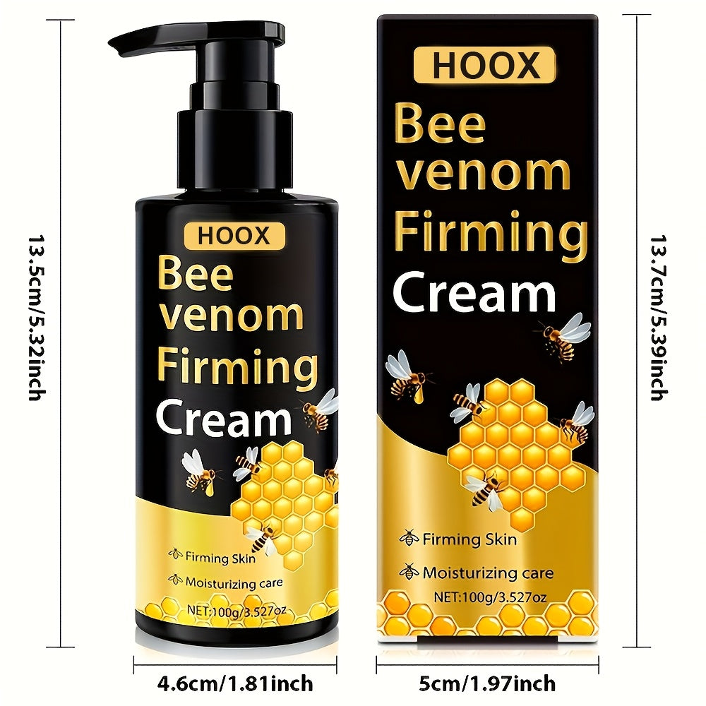 Bee Venom Firming Cream 100g for Face Neck Abdomen & Body – Moisturizing Anti-Aging Skin Tightening Cream for Sagging Loose Skin Smoother