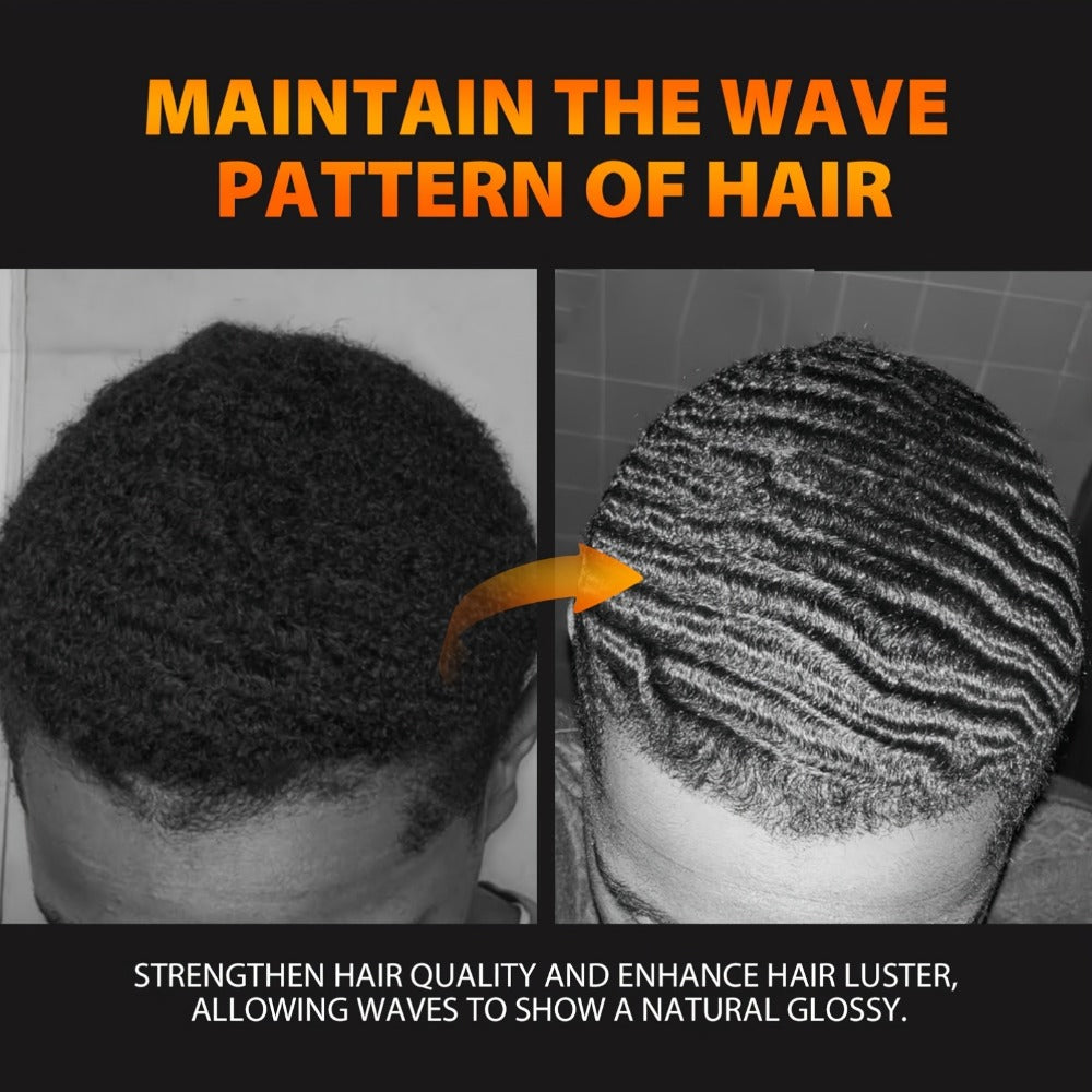 360 Wave Shampoo & Pomade for Men 2-in-1 with Biotin & Glycerin, Deep Cleansing Conditioning Formula