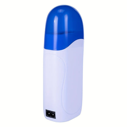 Wax Warmer Roller Kit for Hair Removal – Portable Electric Roll-On Soft Wax Heater for Women & Men, At-Home & Salon Waxing