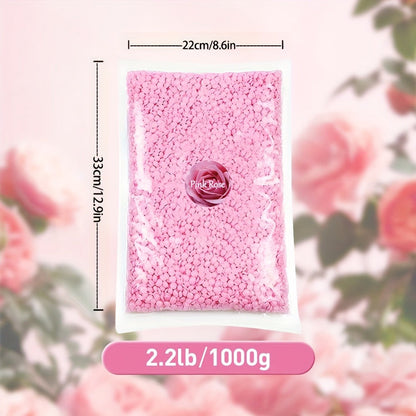 Hard Wax Beads 1000g for At Home Hair Removal, Six Color Choices for Face and Body Waxing for Women and Men