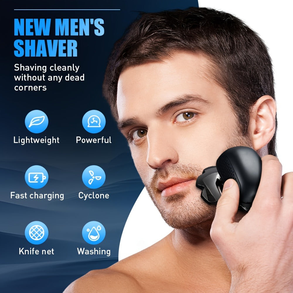 Electric Shaver 5-in-1 Bald-Head Grooming Tool with 7D or 9D Floating Heads and Magnetic Blade Options