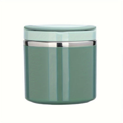 Insulated Lunch Box Stainless Steel 630ml - Bento Box with Handle for Entryways, Bedrooms and Living Spaces