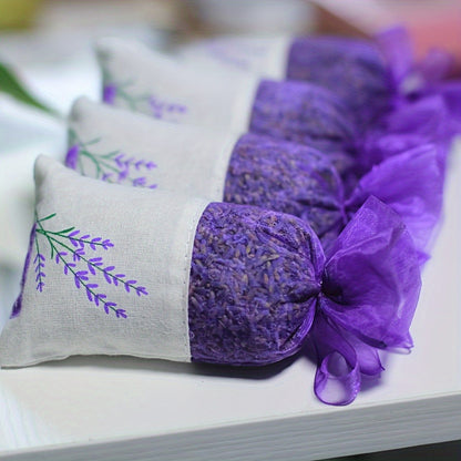 Lavender Scented Sachets Bags for Drawer Wardrobe Closet Car Fragrance - 5A Grade Fresh for Entryways, Bedrooms and Living Spaces